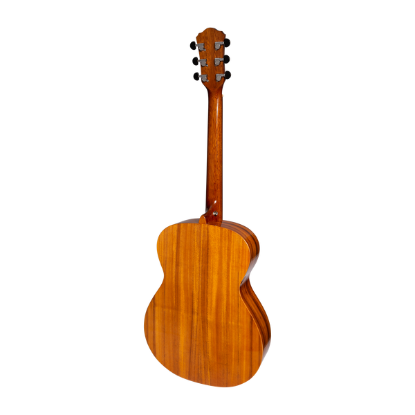 Martinez Left Handed Acoustic-Electric Gloss Small Body Guitar (Koa)