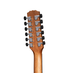 Martinez 'Natural Series' Solid Mahogany Top 12-String Acoustic-Electric Small Body Cutaway Guitar (Open Pore) *Left-hand option Available