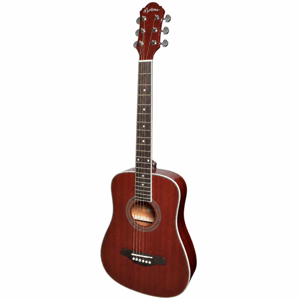Martinez '41 Series' Mahogany Acoustic Babe Traveller Guitar (Gloss)