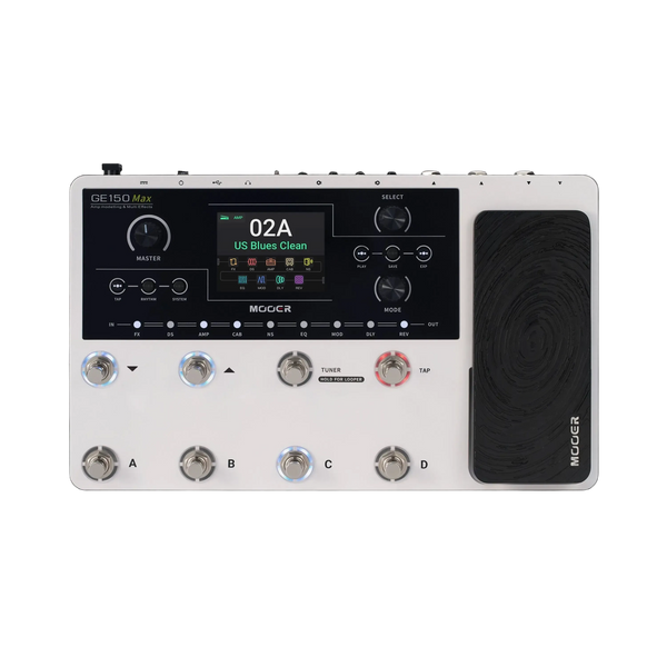 Mooer GE-150 Max Guitar Multi-Effects Processor (White)