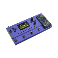 Mooer GE-200 Pro Li (Rechargeable) Guitar Multi-Effects Processor (Purple)