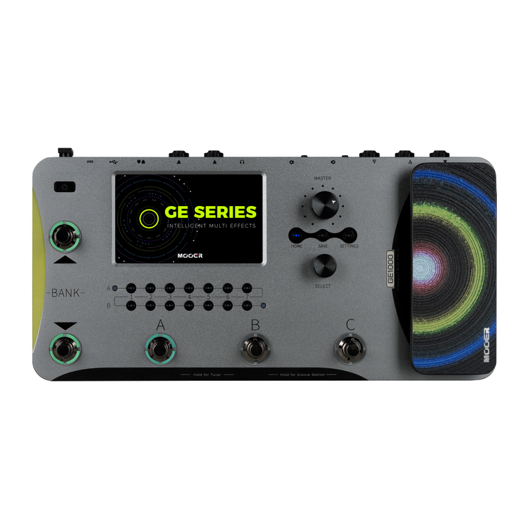 Mooer GE1000Li Intelligent Multi Effects Pedal Rechargeable