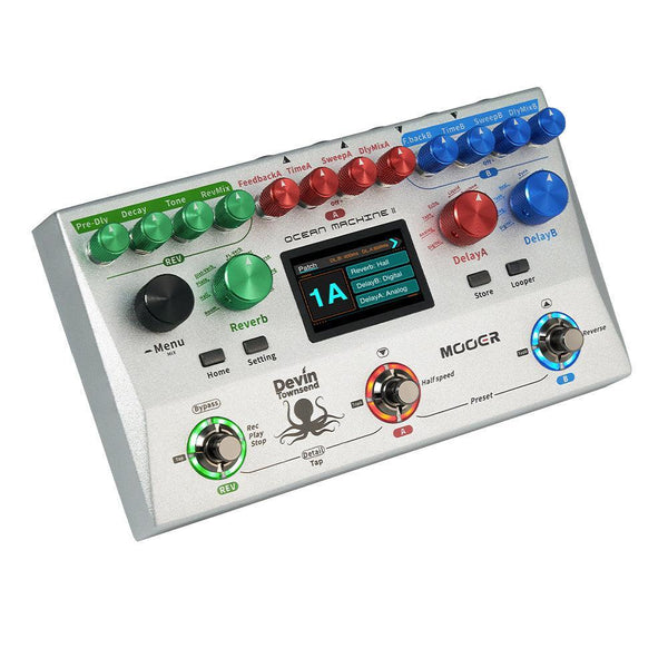 Mooer Ocean Machine II Delay Reverb & Looper Effects Processor
