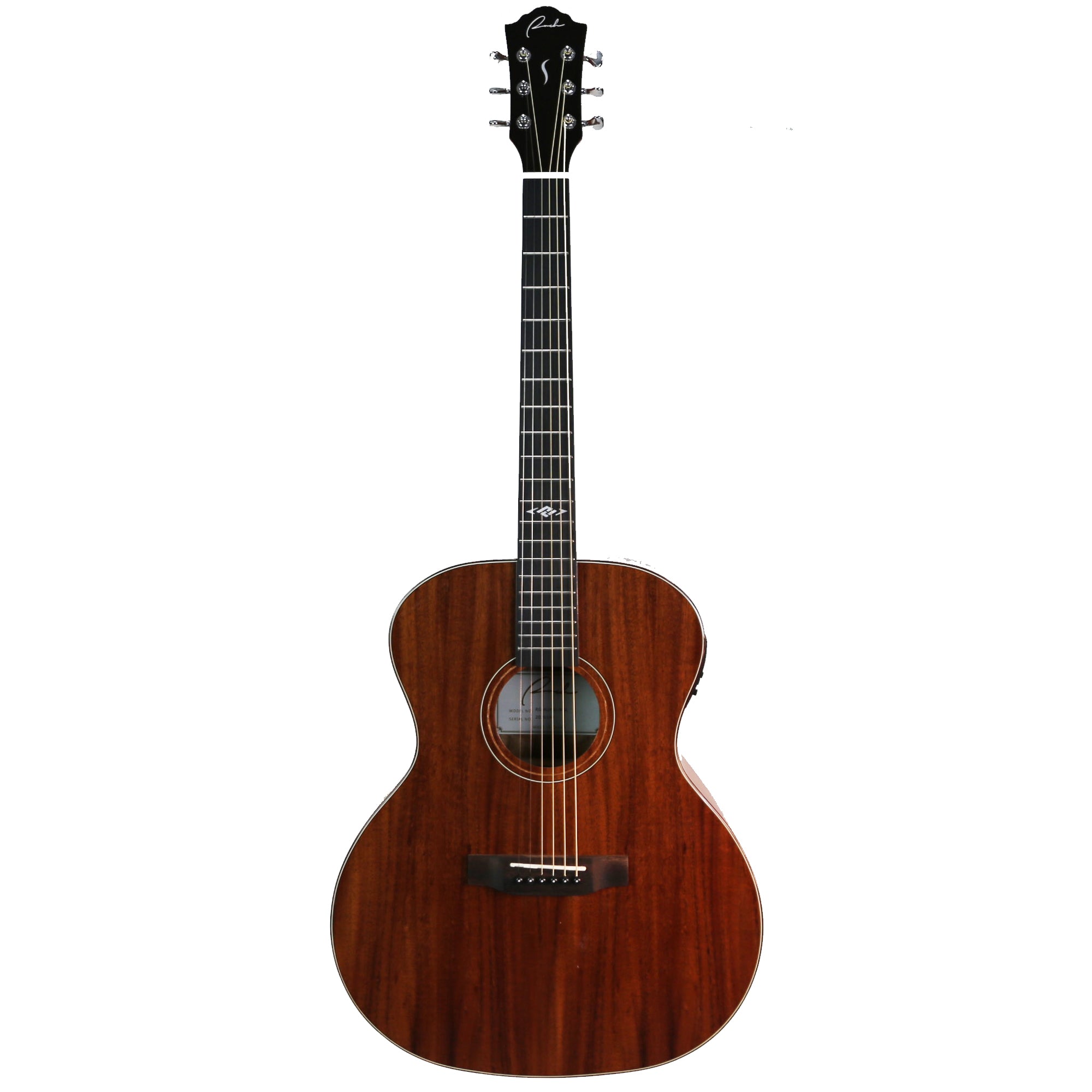 Ranch 'Series 48' Left Handed Auditorium Acoustic-Electric Guitar (Natural Gloss)