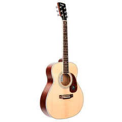 Saga A1 Mini All Solid Acoustic-Electric Guitar (Natural)