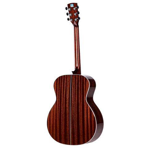 Saga A1G All Solid Spruce Sapele Acoustic-Electric Guitar (Natural)