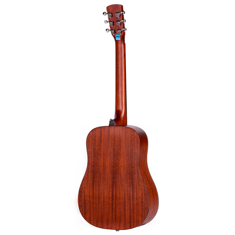 Saga BT10S Solid Top Small Body Travel Acoustic Guitar (Natural)