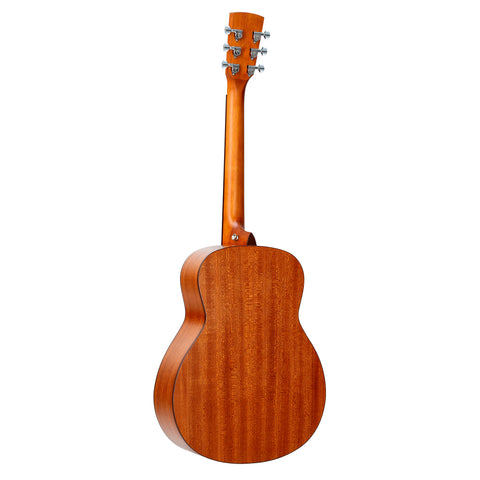 Saga GS700 Solid Spruce Top Small Body Acoustic Guitar (Natural)