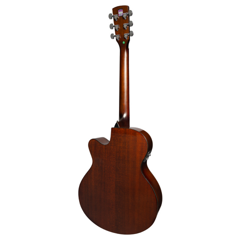 Saga SA830 Solid Top Acoustic-Electric Guitar (Retro)