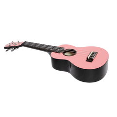 Sanchez ABS Soprano Ukulele with Gigbag (Pink)
