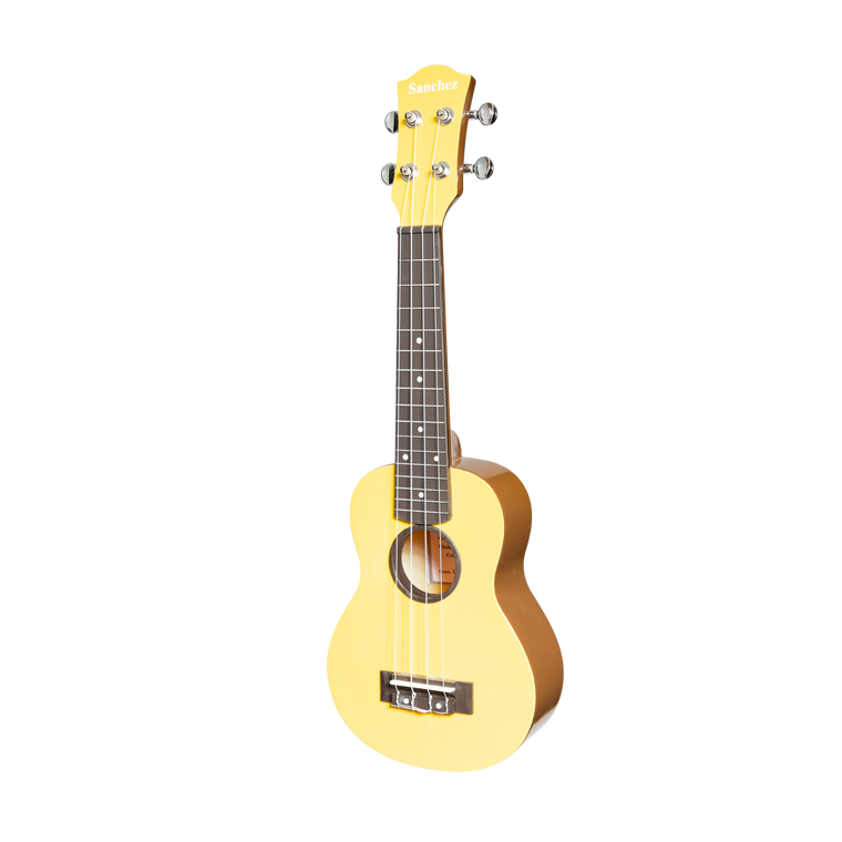 Sanchez ABS Soprano Ukulele with Gigbag (Yellow)