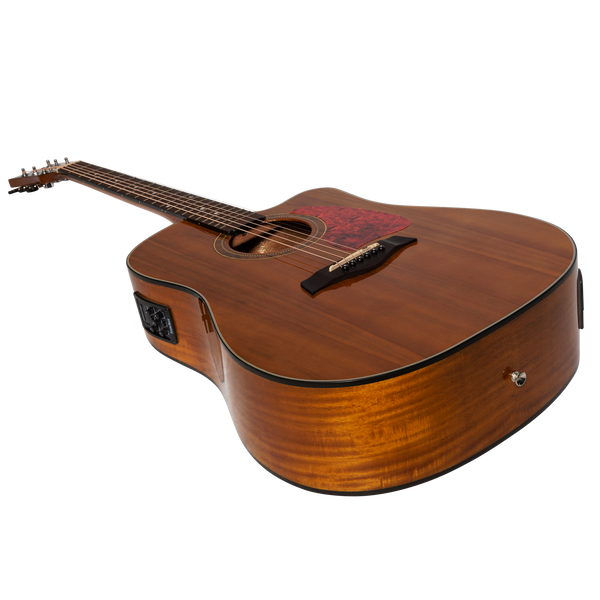 Sanchez Acoustic-Electric Dreadnought Cutaway Guitar Gloss (Acacia)