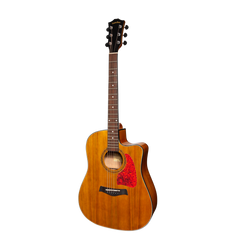 Sanchez Acoustic-Electric Dreadnought Cutaway Guitar Gloss (Acacia)