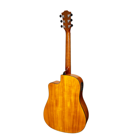 Sanchez Acoustic-Electric Dreadnought Cutaway Guitar Gloss (Spruce/Acacia)