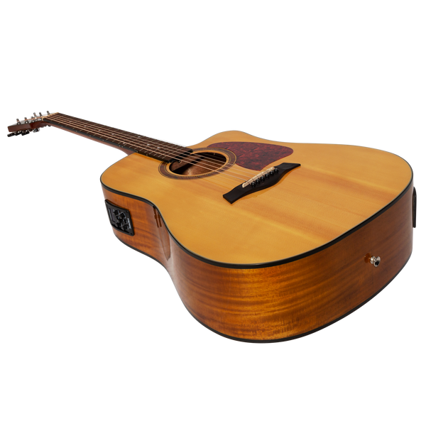 Sanchez Acoustic-Electric Dreadnought Cutaway Guitar Gloss (Spruce/Acacia)