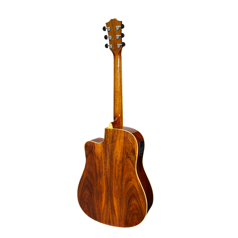 Sanchez Acoustic-Electric Dreadnought Cutaway Guitar Gloss (Spruce/Rosewood)
