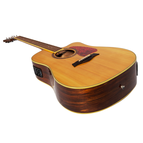 Sanchez Acoustic-Electric Dreadnought Cutaway Guitar Gloss (Spruce/Rosewood)