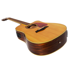 Sanchez Acoustic-Electric Dreadnought Cutaway Guitar Gloss (Spruce/Rosewood)