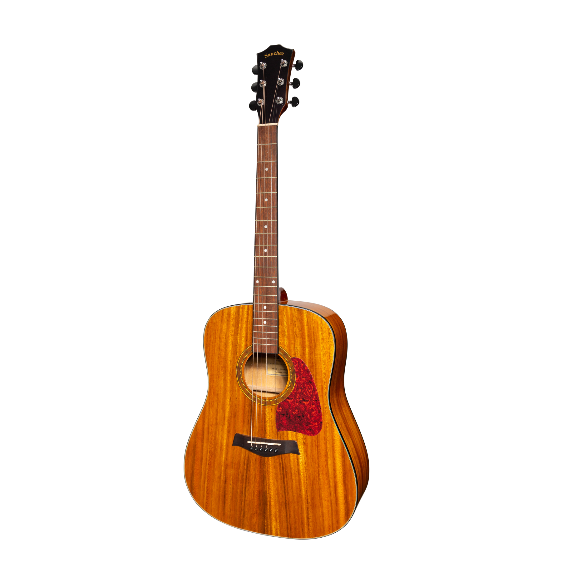 Sanchez Acoustic-Electric Dreadnought Guitar Koa (Gloss)