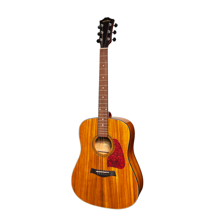 Sanchez Acoustic-Electric Dreadnought Guitar Koa (Gloss)