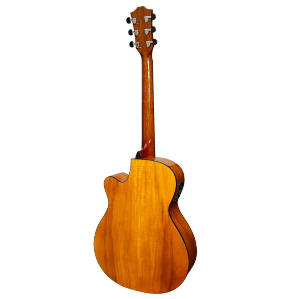Sanchez Acoustic-Electric Small Body Cutaway Guitar Gloss (Acacia)