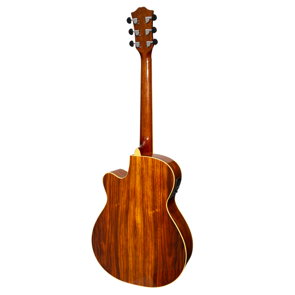 Sanchez Acoustic-Electric Small Body Cutaway Guitar Gloss (Rosewood)