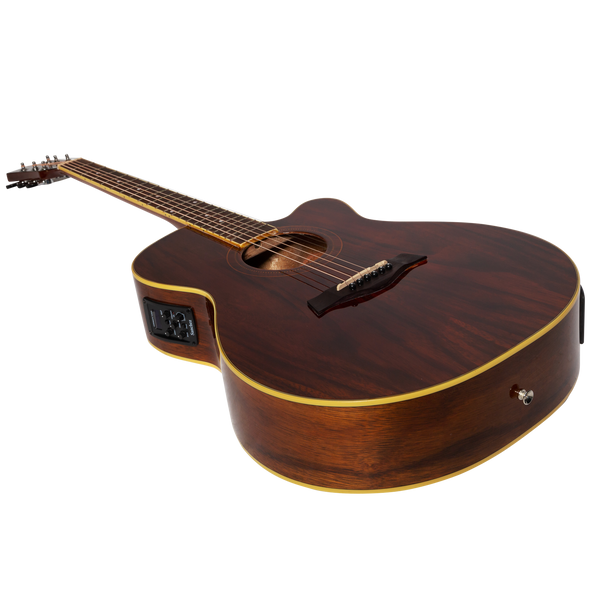 Sanchez Acoustic-Electric Small Body Cutaway Guitar Gloss (Rosewood)