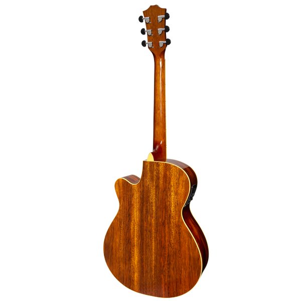 Sanchez Acoustic-Electric Small Body Cutaway Guitar Gloss (Spruce/Rosewood)