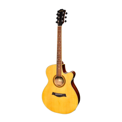 Sanchez Acoustic-Electric Small Body Cutaway Guitar Gloss (Spruce/Rosewood)