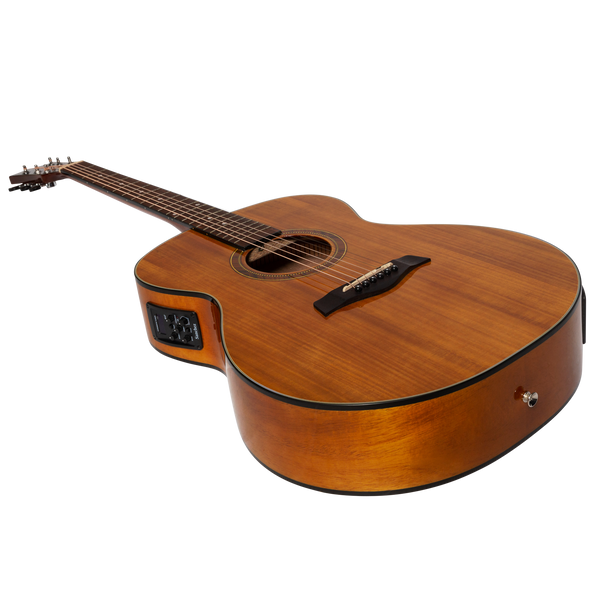 Sanchez Acoustic Electric Small Body Guitar Acacia (Gloss)