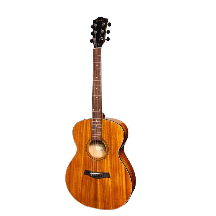 Sanchez Acoustic Electric Small Body Guitar Koa (Gloss)