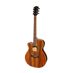 Sanchez Left Handed Acoustic-Electric Small Body Cutaway Guitar Gloss (Rosewood)