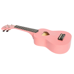 Sanchez 'Friendly Folk' Soprano Ukulele (Pink / Heart Soundhole)