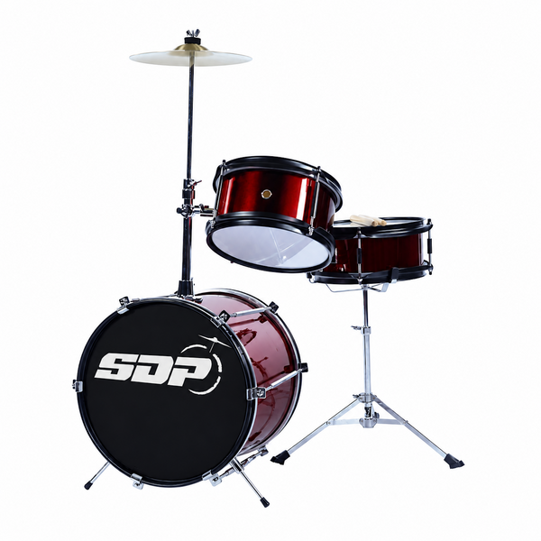 Sonic Drive 3-Piece Junior Drum Kit (Metallic Wine Red)