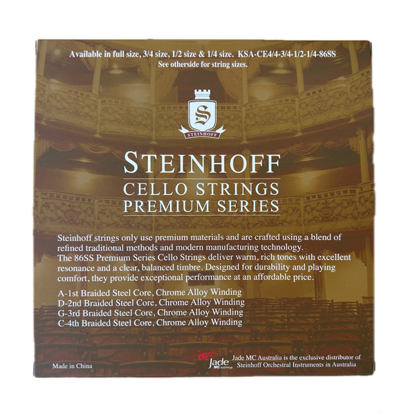 Steinhoff Cello Strings Premium Series (1/4 Size)