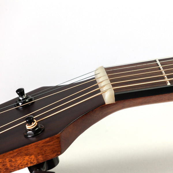 Timberidge Mahogany Solid Top Acoustic Dreadnought Cutaway Guitar (Natural Satin)