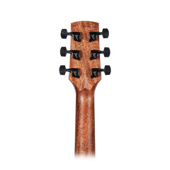 Timberidge Mahogany Solid Top Acoustic Small Body Cutaway Guitar (Natural Gloss)