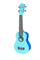 Sanchez ABS Soprano Ukulele with Gigbag (Blue)