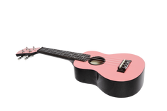 Sanchez ABS Soprano Ukulele with Gigbag (Pink)