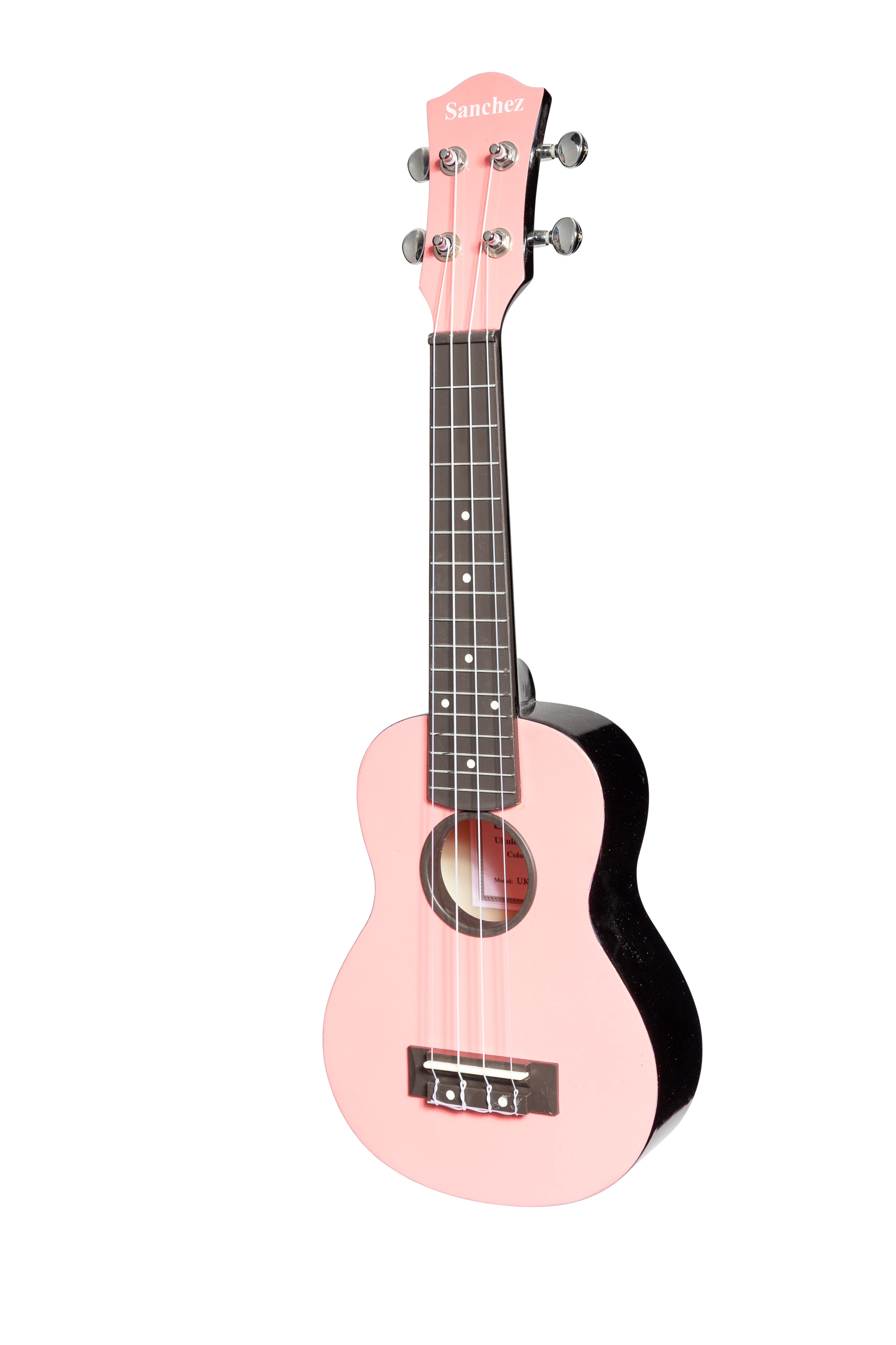 Sanchez ABS Soprano Ukulele with Gigbag (Pink)