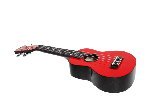 Sanchez ABS Soprano Ukulele with Gigbag (Red)