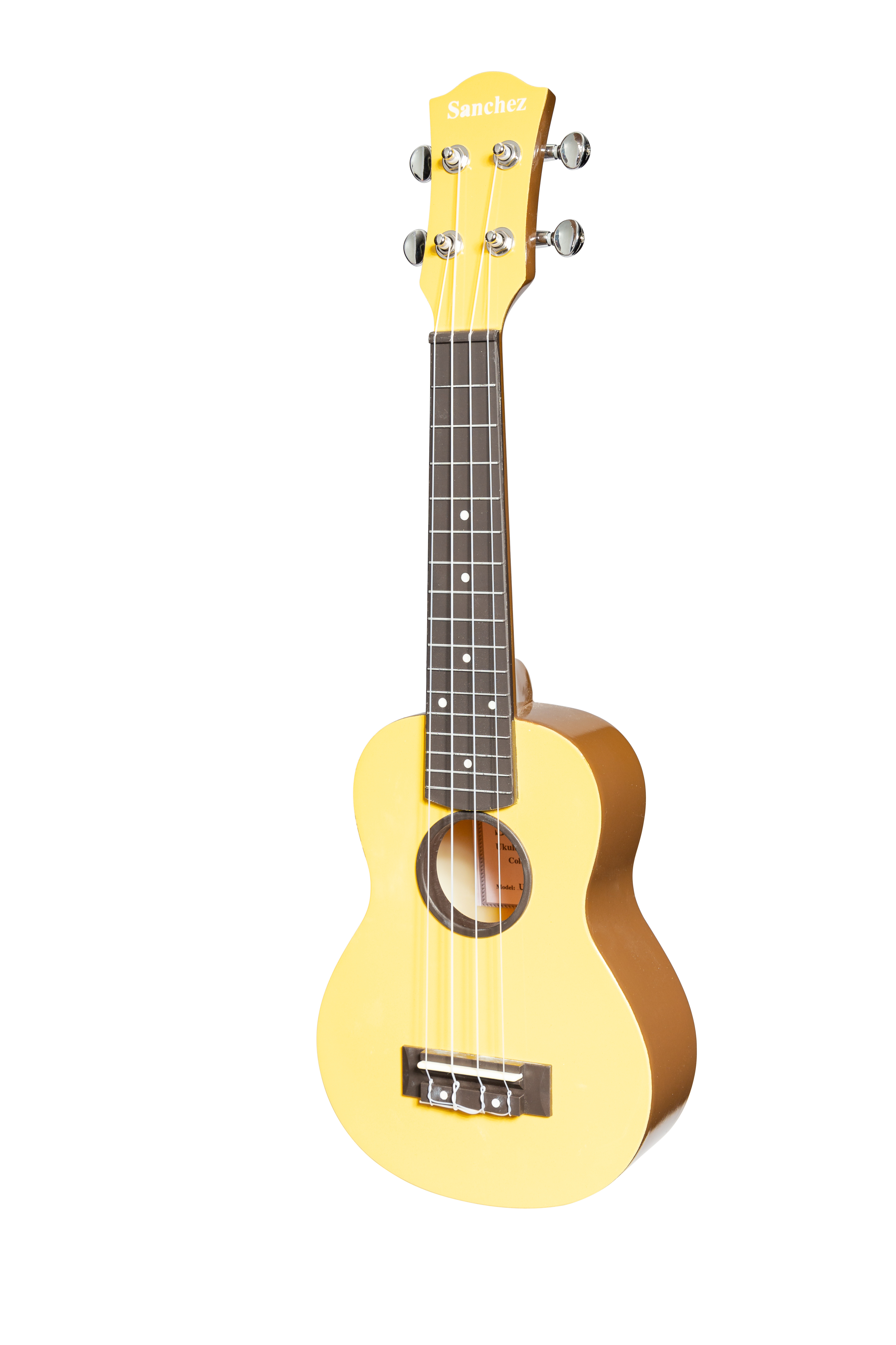 Sanchez ABS Soprano Ukulele with Gigbag (Yellow)