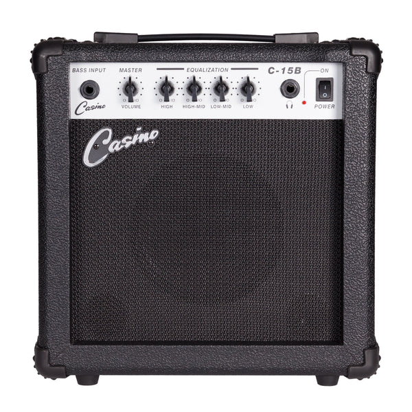 Casino 15 Watt Bass Amplifier-C-15B-BLK