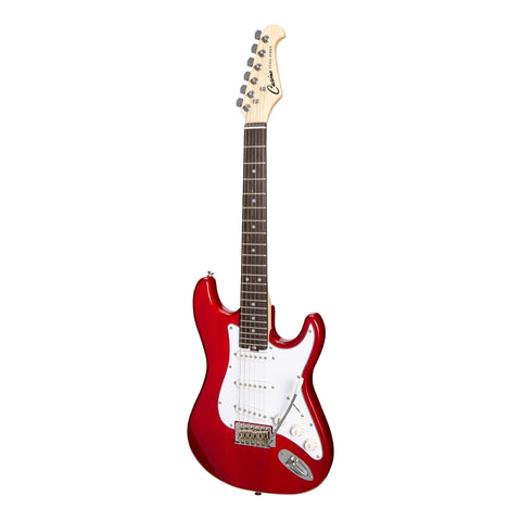 Casino ST-Style Short Scale Electric Guitar and 10 Watt Amplifier Pack (Transparent Wine Red)
