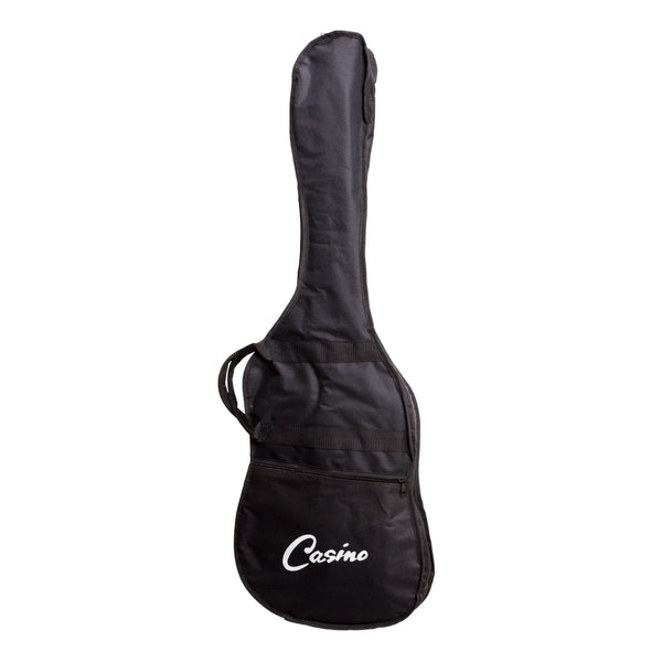 Casino TE-Style Left Handed Electric Guitar Set and 15 Watt Amplifier Pack (Natural Gloss)