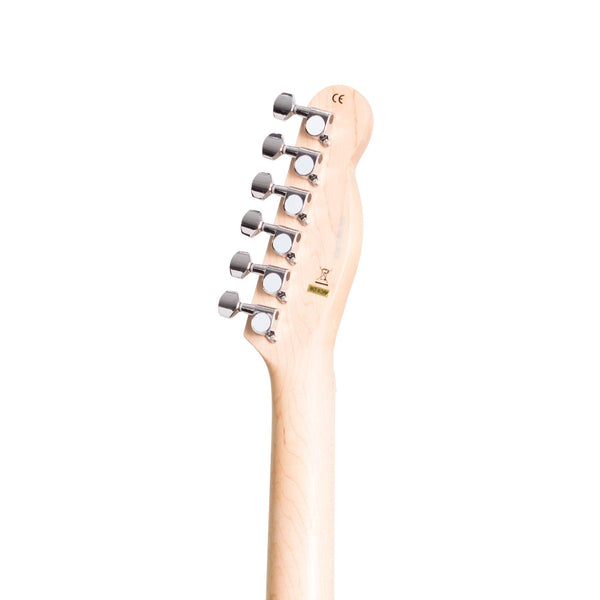 Casino TE-Style Left Handed Electric Guitar Set and 15 Watt Amplifier Pack (Natural Gloss)