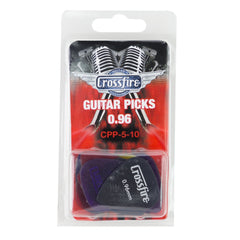 Crossfire 0.96mm Guitar Picks (10 Pack Assorted)