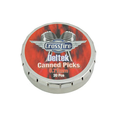Crossfire Deltek 0.71mm Canned Guitar Picks (20 Pack Assorted)