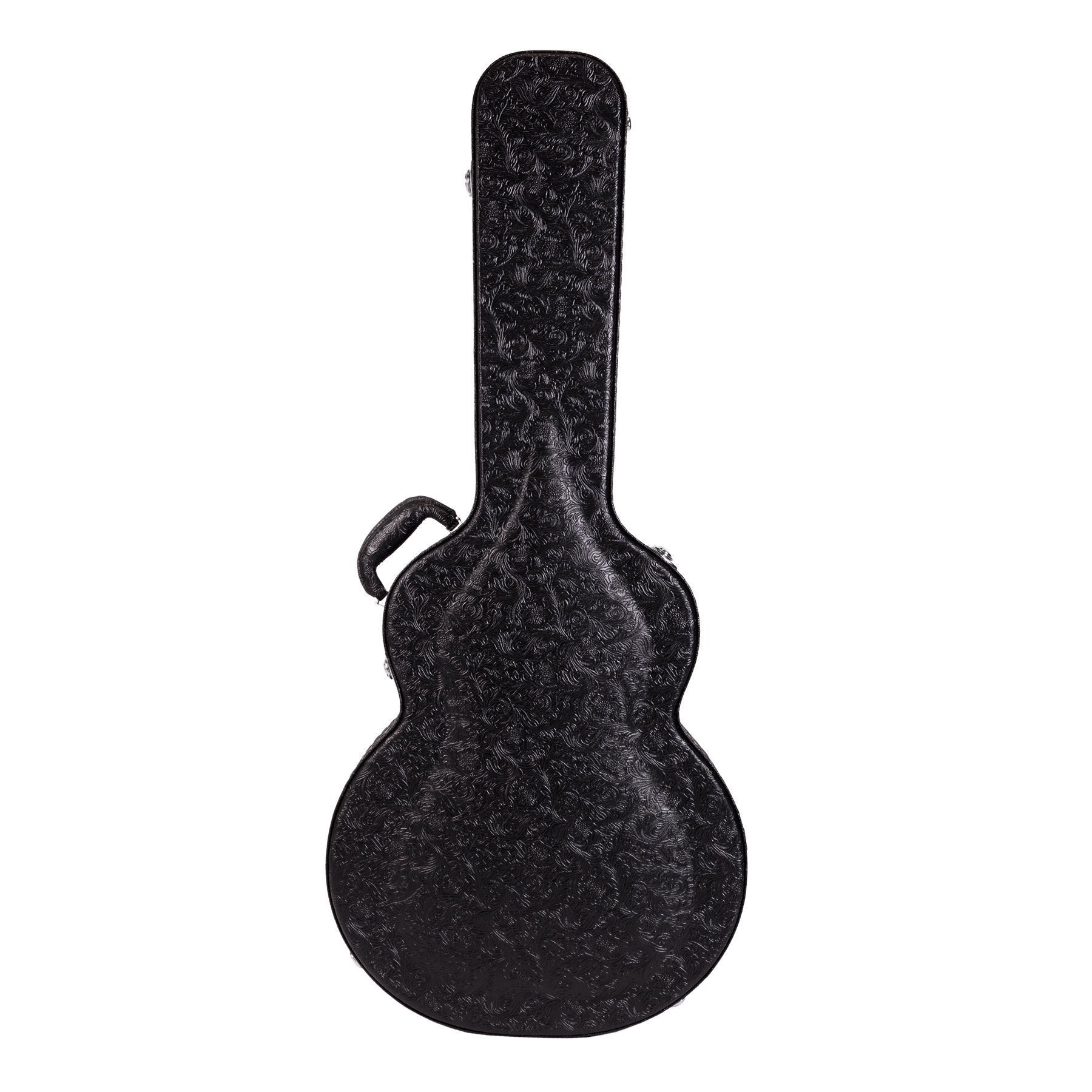 Crossfire Deluxe Shaped 335-Style Electric Guitar Hard Case (Paisley Black)-XFC-DSAG-PASBLK