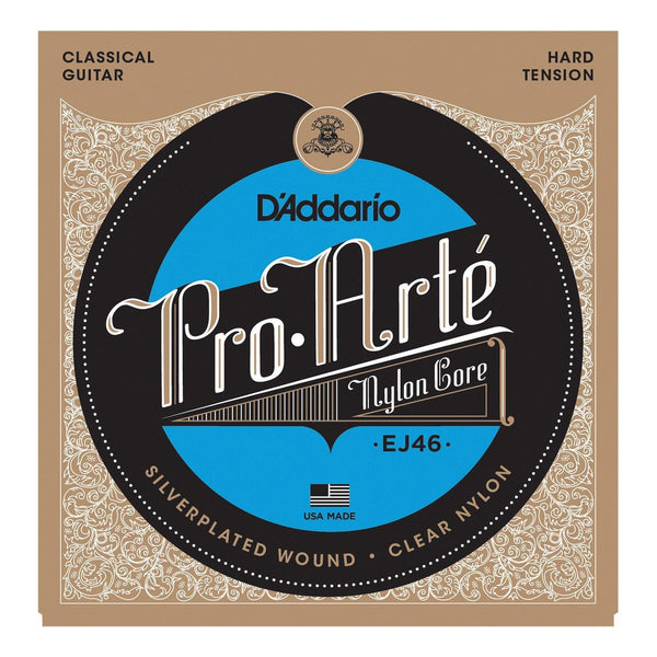 D'Addario EJ46 Pro-Arte Classical Guitar Strings (Hard Tension)-EJ46